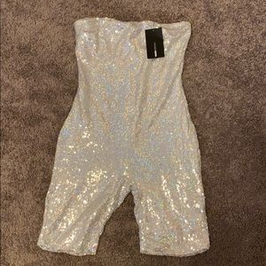 Fashion Nova glitter romper